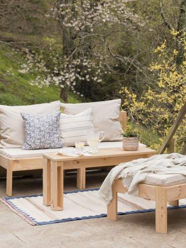 Banc de 100 cm en bois massif | LUFE