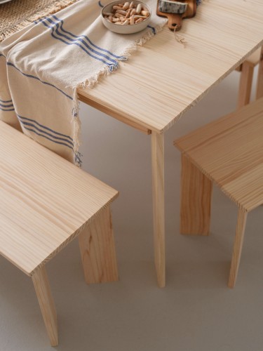 Panca in legno da 150X35 cm BATU | LUFE