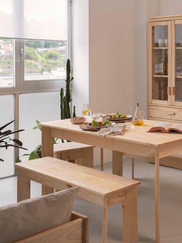 Tavolo da pranzo in legno 150X80 BATU | LUFE