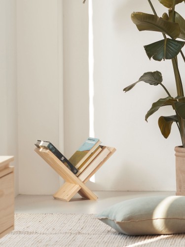Revistero decortativo de madera | LUFE