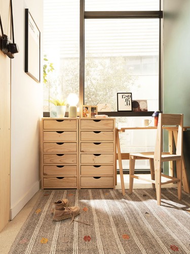 Cajonera de madera con 6 cajones | LUFE