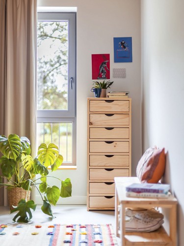 Cassettiera sinfornier in legno | LUFE