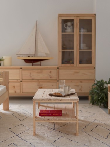 Mesa de centro de madeira LAUKI | LUFE