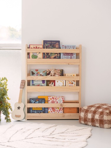 Étagère Montessori 3 tablettes en bois | LUFE