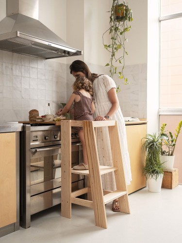 Torre di apprendimento Montessori in legno per bambini | LUFE