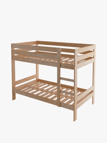 Letto a castello in legno da 105 cm | LUFE