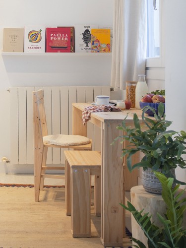 Banc en bois massif de 45cm | LUFE