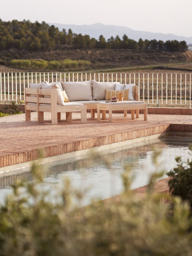 Set divano componibile per terrazza e giardino | LUFE