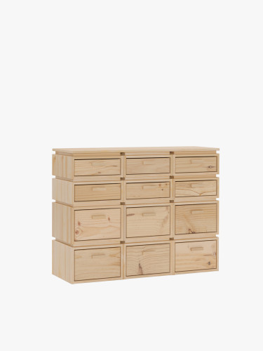 Móvel arquivador com 12 gavetas LIBE | LUFE