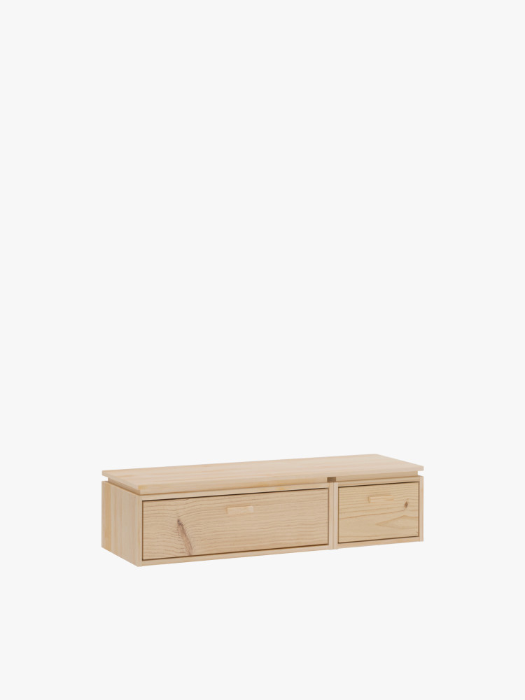 LIBE móvel TV com 2 gavetas 117x32