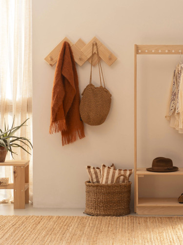 Appendiabiti da parete CIMAS in legno | LUFE