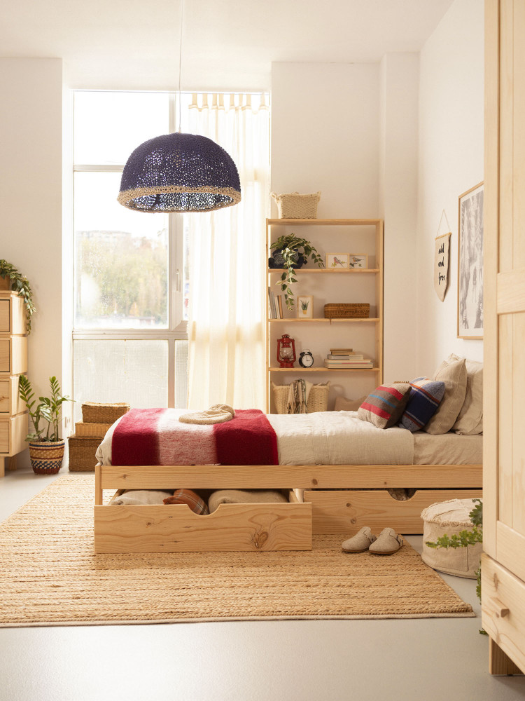 BASO cama individual 80 com 2 gavetas 2