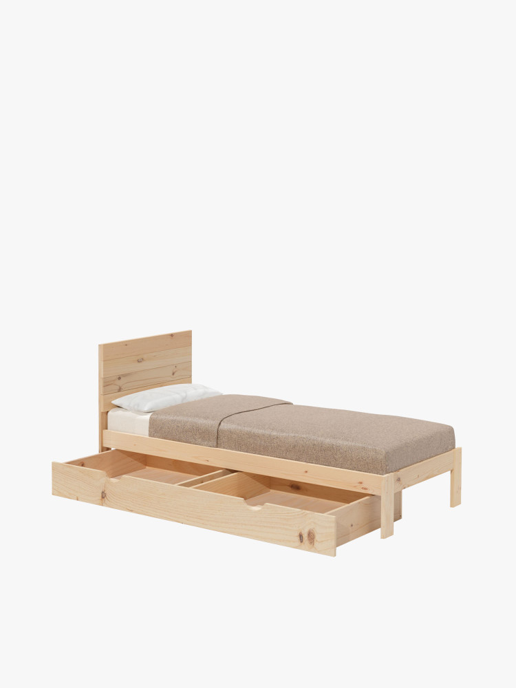 TESTA cama individual 90 com 1 gaveta de arrumação