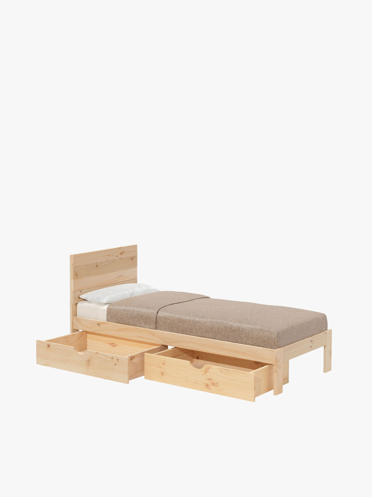 TESTA cama individual 80 com 2 gavetas