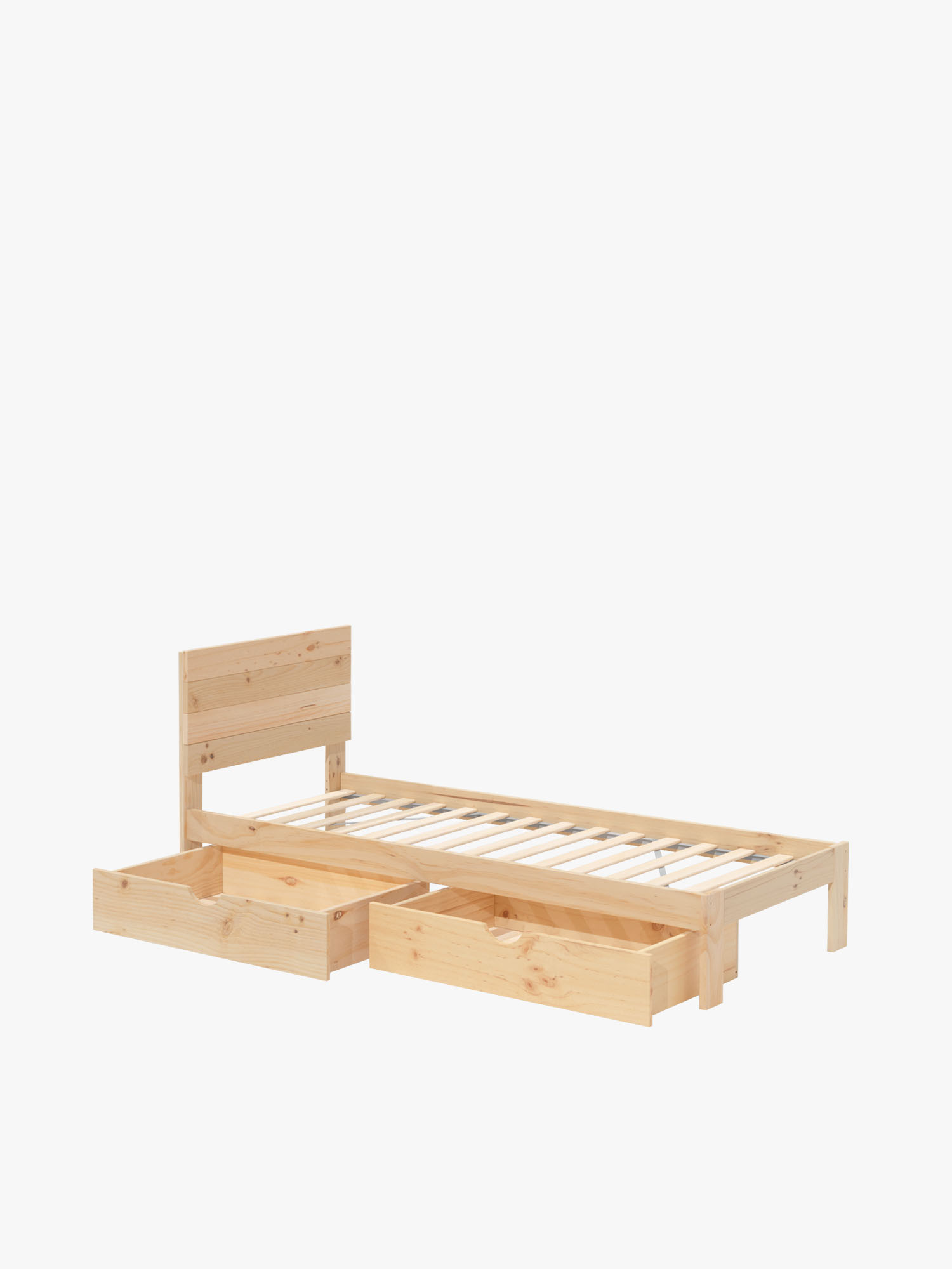 TESTA lit simple 80 avec tiroirs