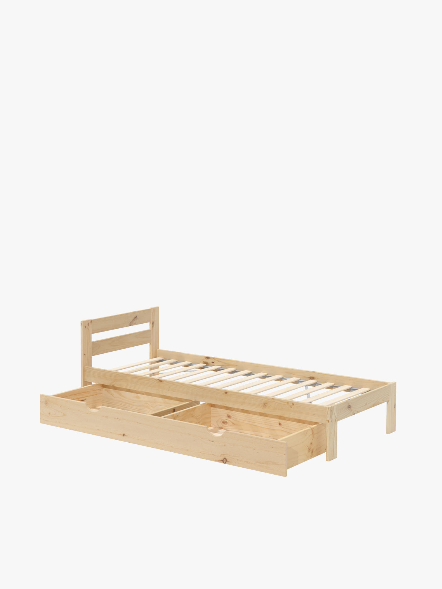 Lit simple LORE de 80 cm avec tiroir | LUFE