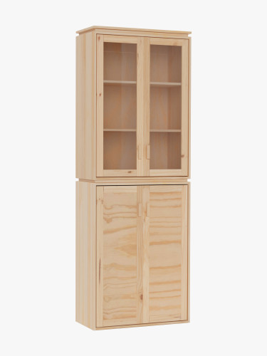 Vitrine placard en bois naturel | LUFE