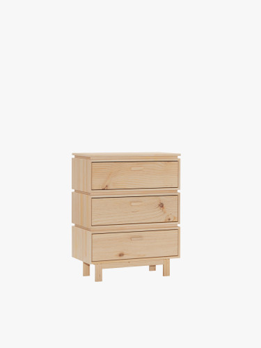 Cajonera de madera con 3 cajones 78x100 AIKA | LUFE