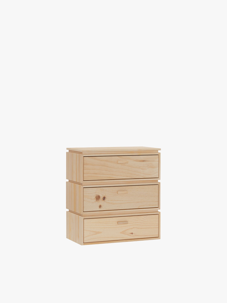 LIBE cómoda com 3 gavetas 78x87