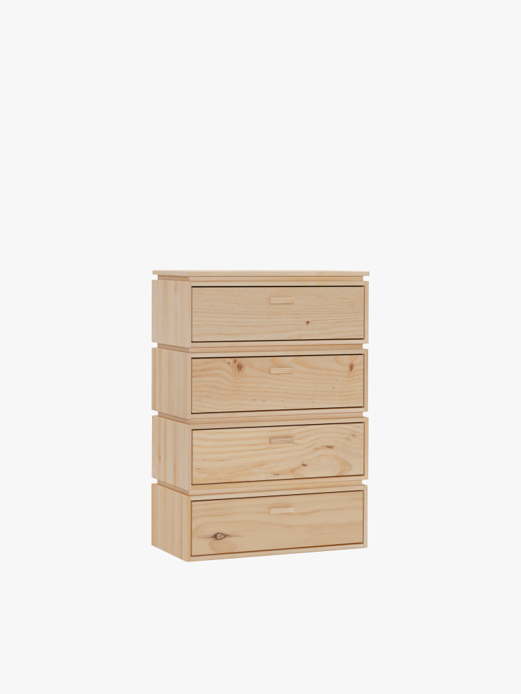 LIBE commode avec 4 tiroirs 78x115