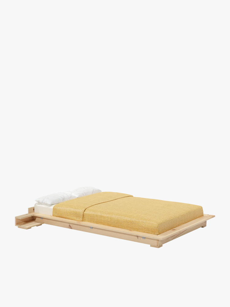 LUR letto tatami con comodini 140