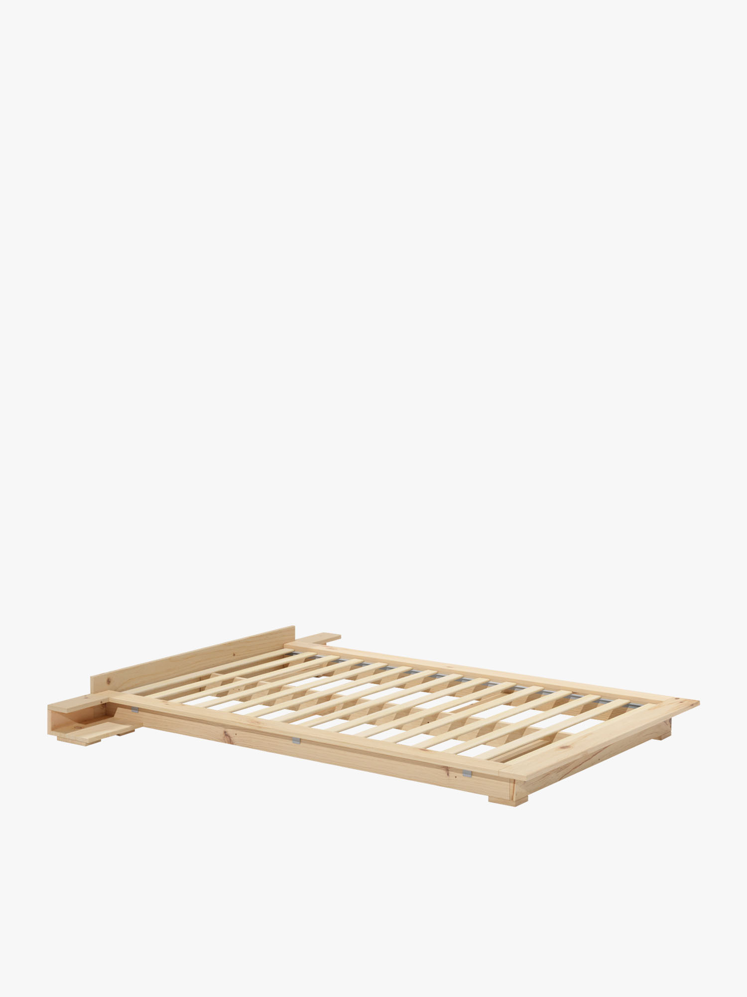 Lit tatami japonais 140 avec tables de chevet | LUFE