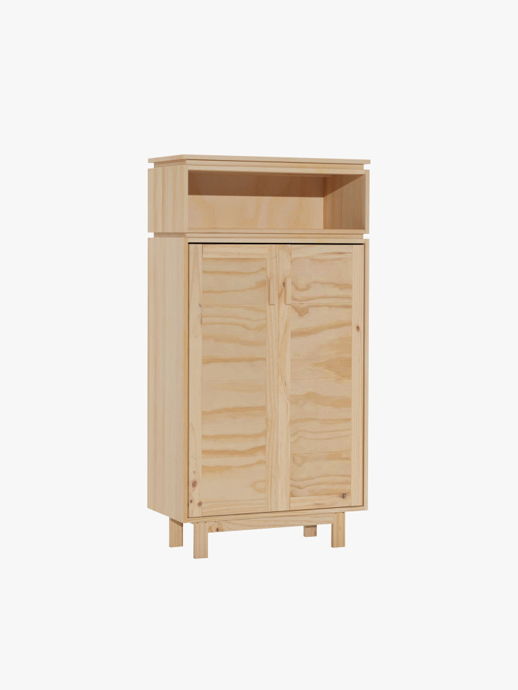Armadio da ingresso in legno naturale | LUFE