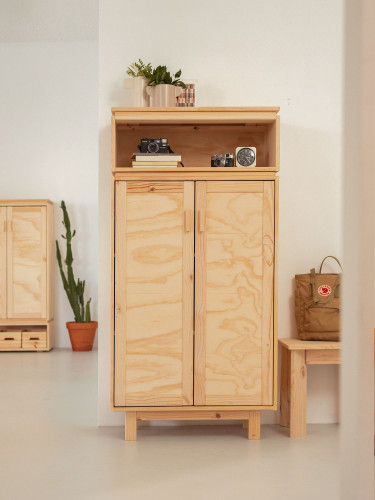 Armario para el recibidor de madera natural | LUFE