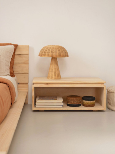 Module creux en bois naturel 78x30 | LUFE