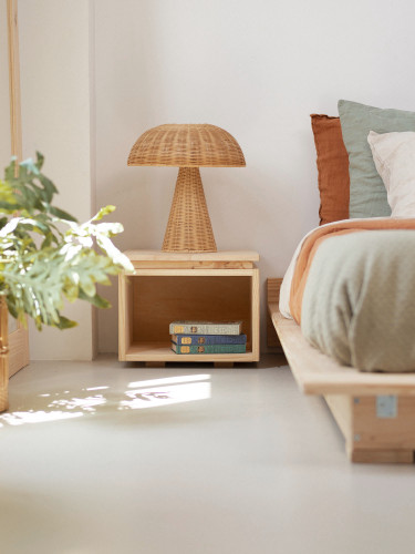 Module creux en bois naturel 39x30 | LUFE