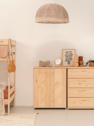 Armadio credenza in legno naturale NINAO | LUFE
