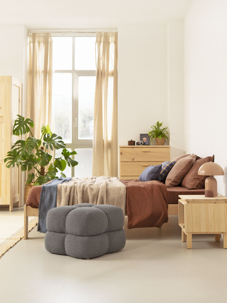 Cama BASO de casal de 150 cm | LUFE 2