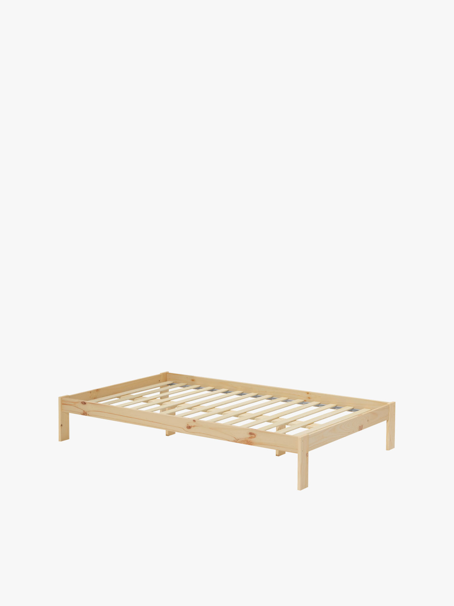 Cama BASO de casal de 140 cm em madeira | LUFE