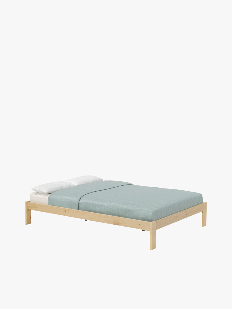 Cama doble BASO 160 cm de madera | LUFE