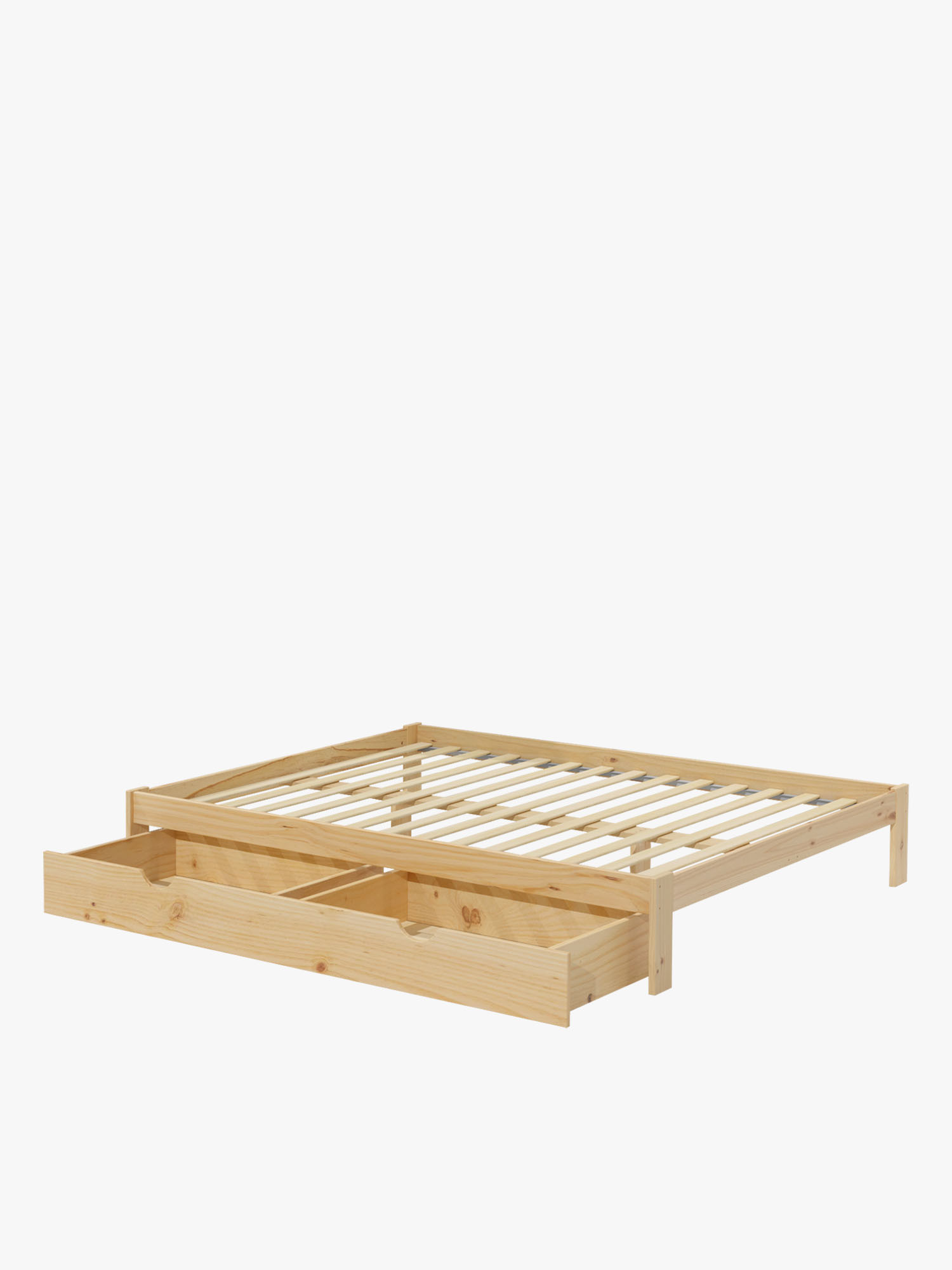 Letto king size BASO da 180 cm con contenitore | LUFE