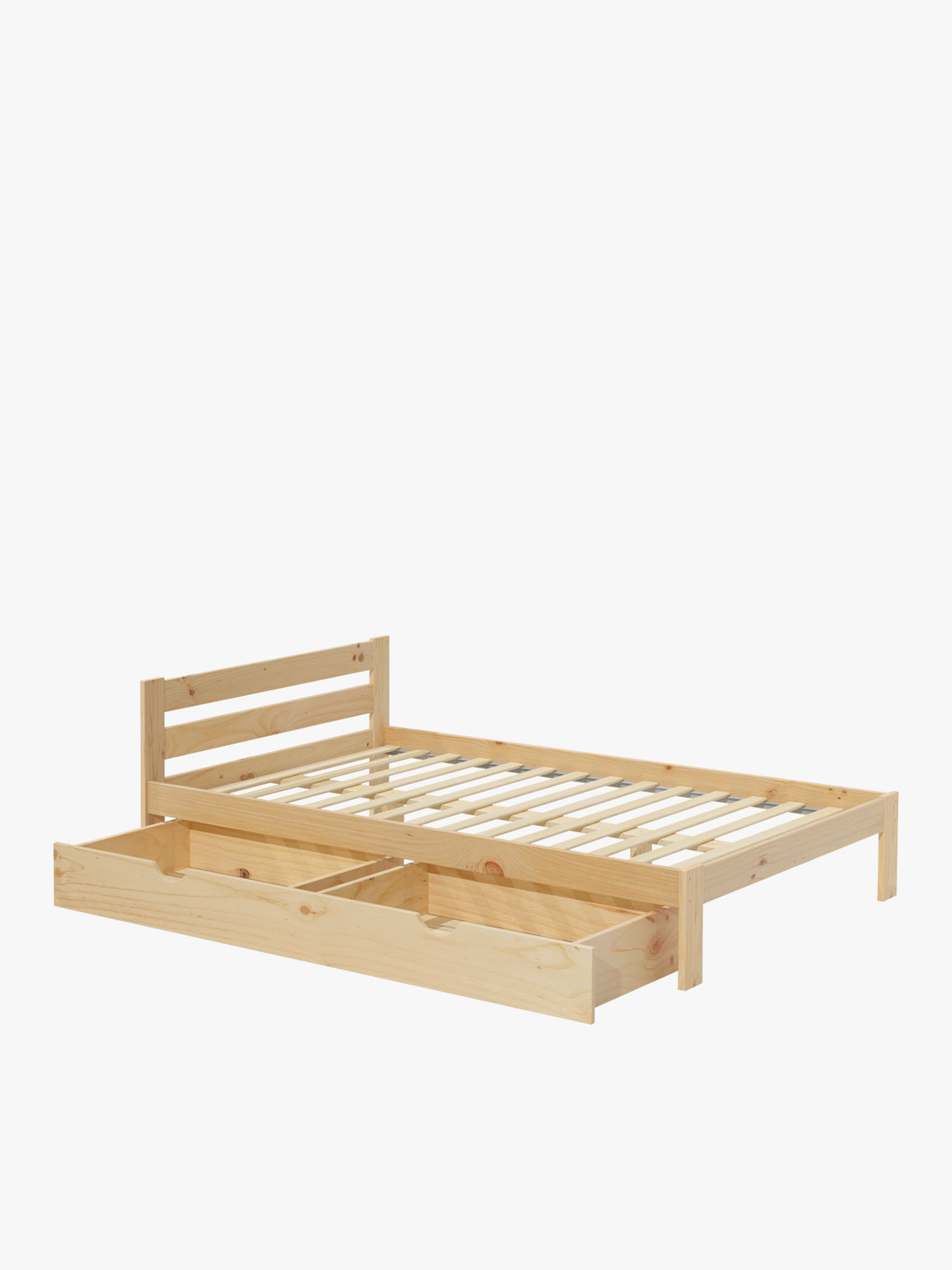Cama LORE de casal de 140 cm com gaveta | LUFE