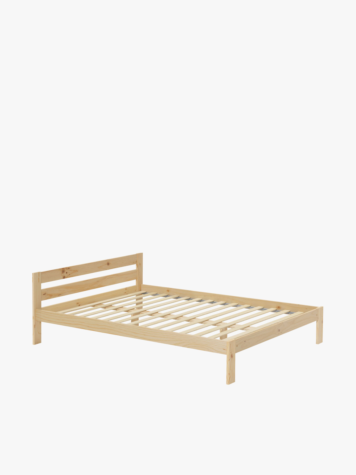 Cama de casal LORE 180 cm em madeira | LUFE
