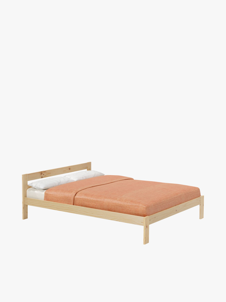 Lit double LORE 180 cm en bois | LUFE