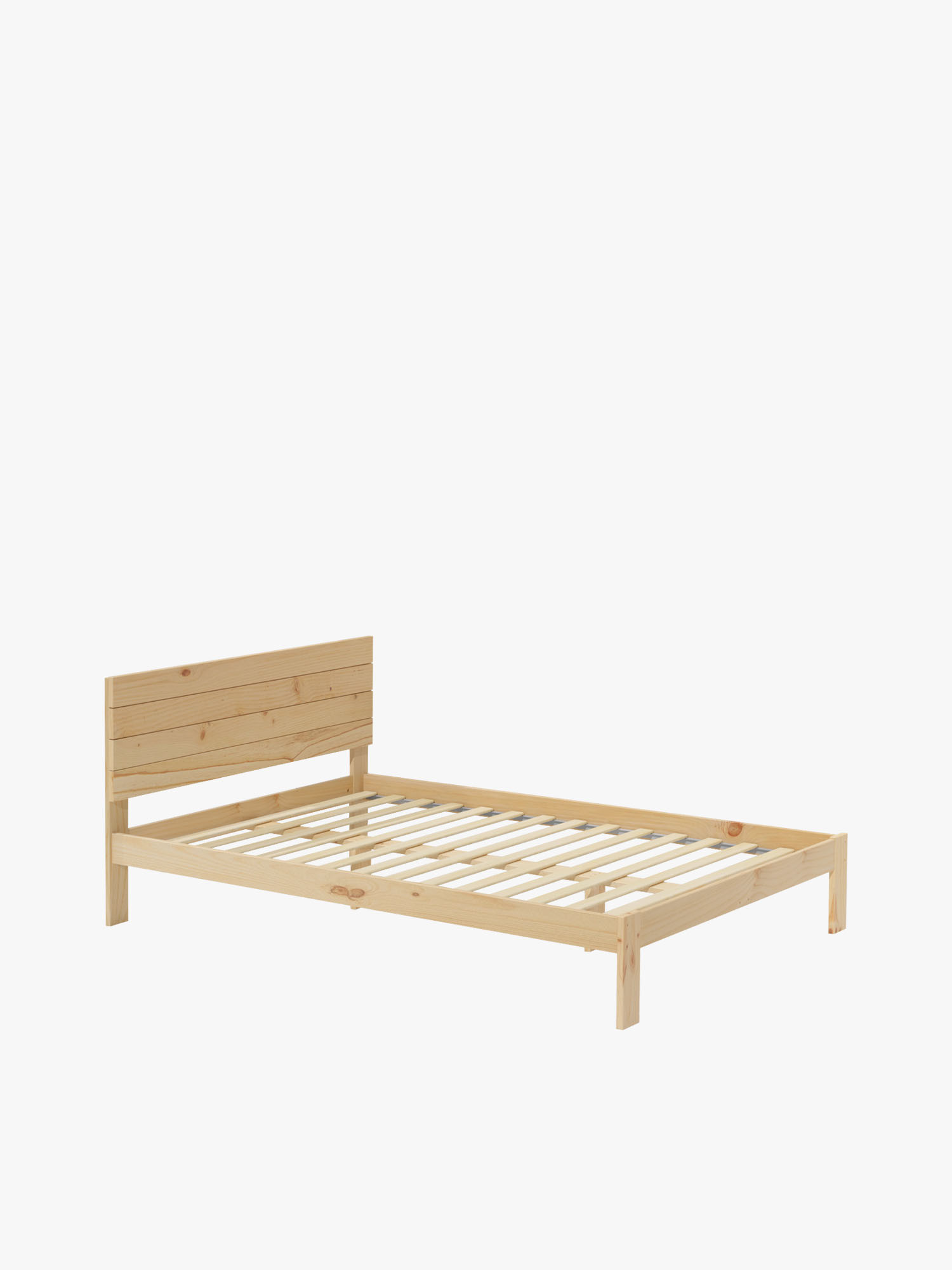 Lit double TESTA 160 cm en bois | LUFE