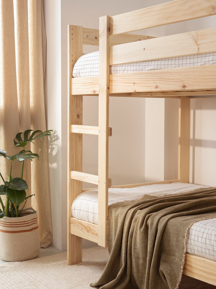 Letto a castello in legno da 105 cm | LUFE 2