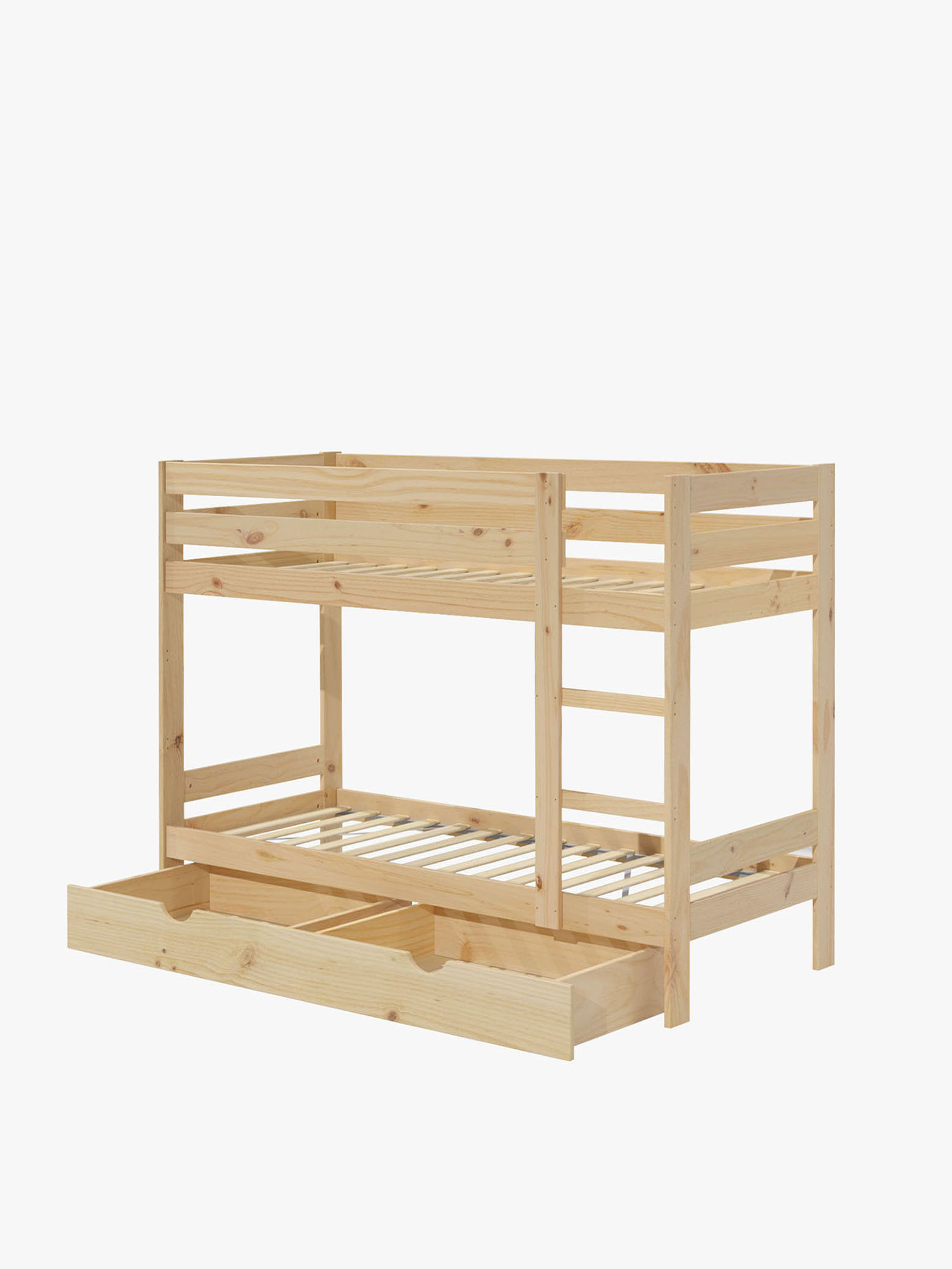 Beliche infantil LORE em madeira de 80 cm com gaveta | LUFE