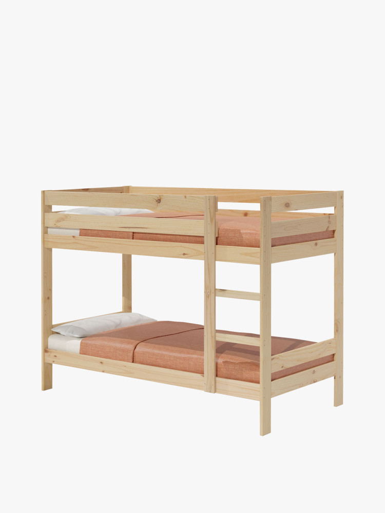 Letto a castello in legno da 105 cm | LUFE