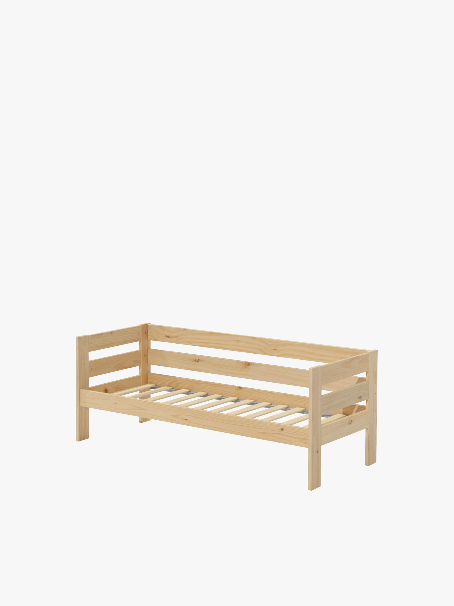 Divã cama infantil em madeira 70X160 cm | LUFE
