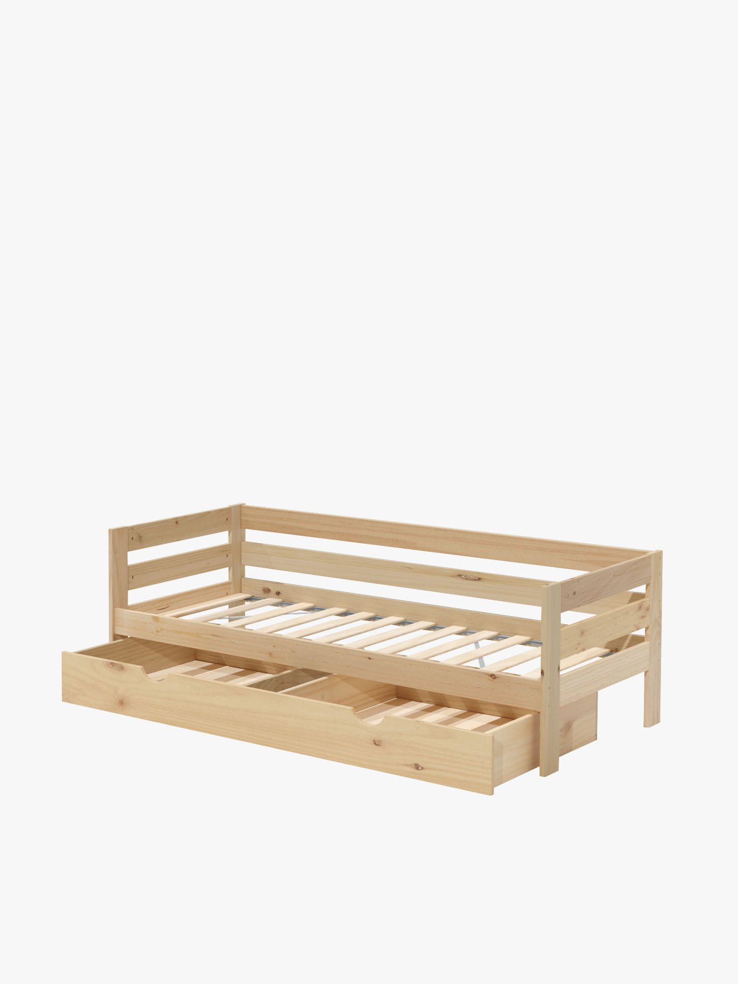 LORE lit banquette 80 avec tiroir en bois - LUFE