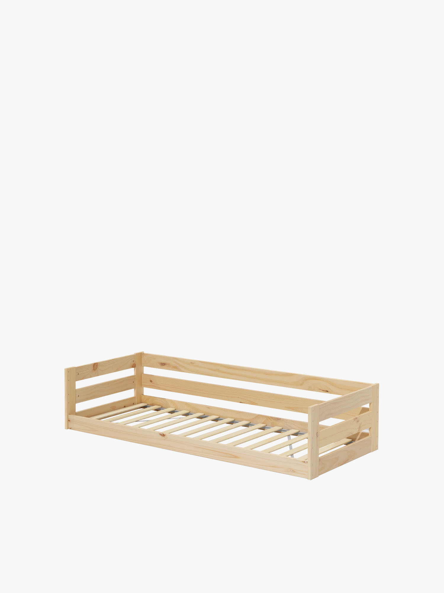 Cama infantil Montessori 80 de madera natural | LUFE