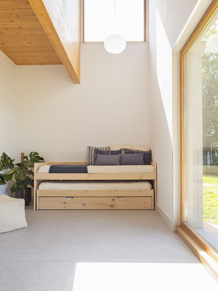 Cama dupla compacta tripla 90 cm | LUFE 2