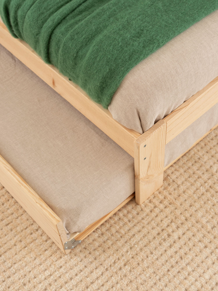 Base per letto estraibile singolo da 90 cm | LUFE 2