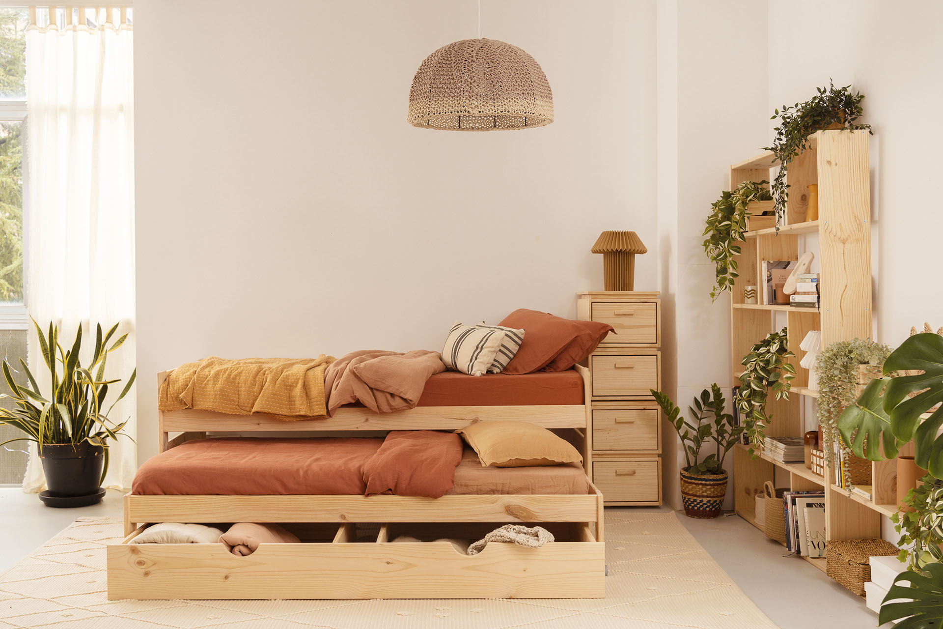 Imagen de ambiente 1 para:Cama nido de tres niveles con cajón