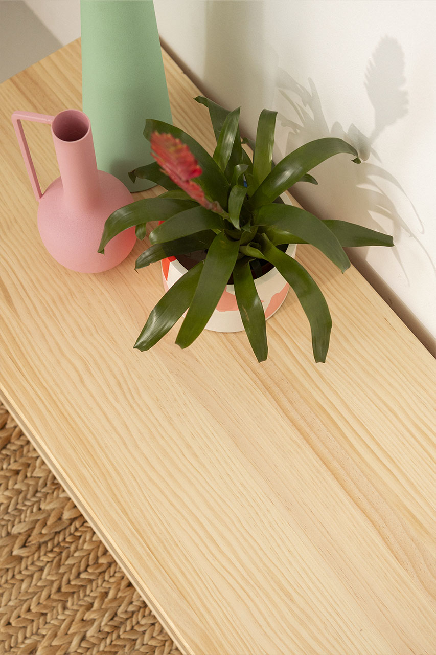 Imagen de ambiente 2 para:Muebles bajo de TV de madera natural 