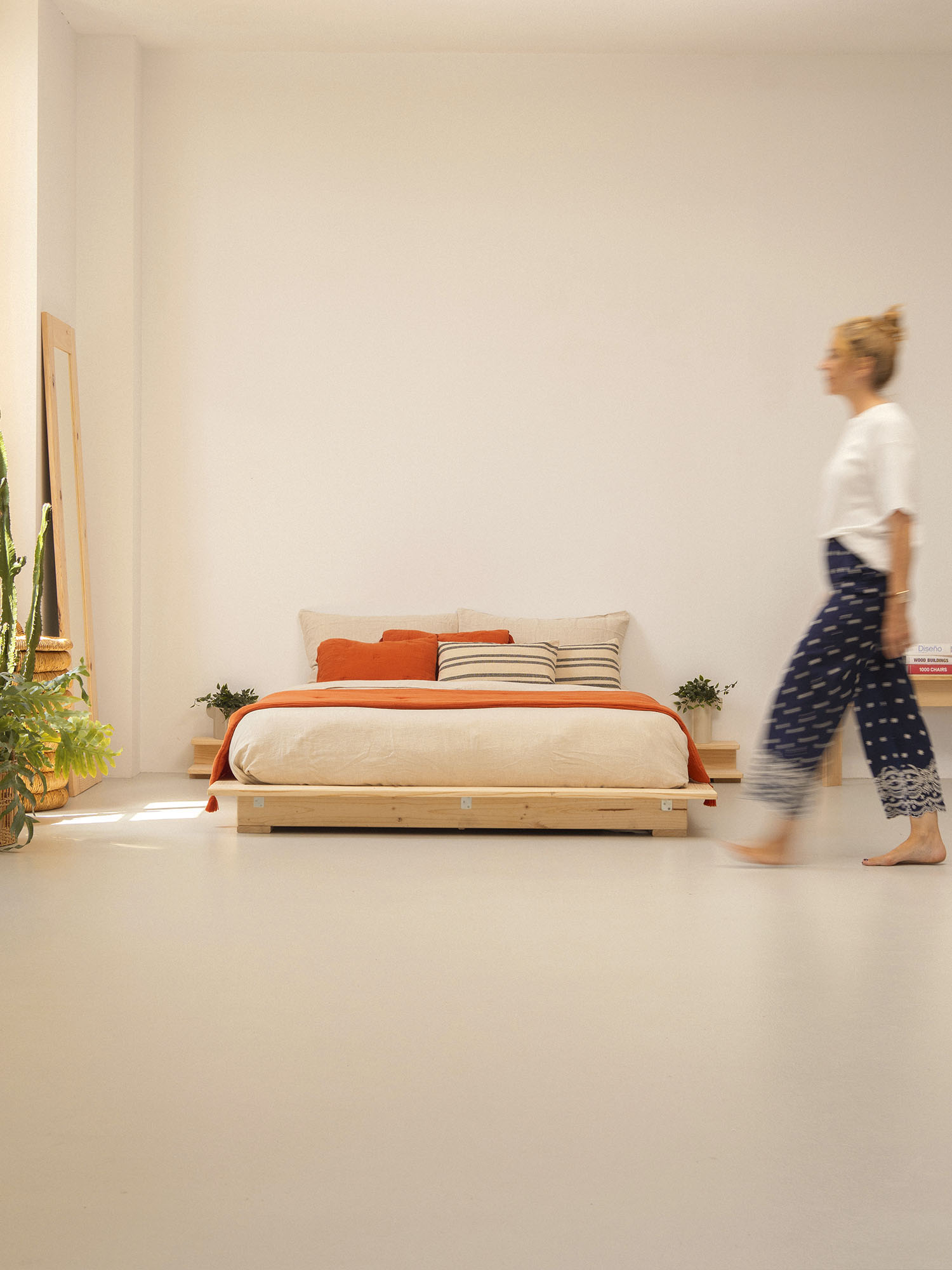 Imagen de ambiente 5 para:cama tatami japonés de madera